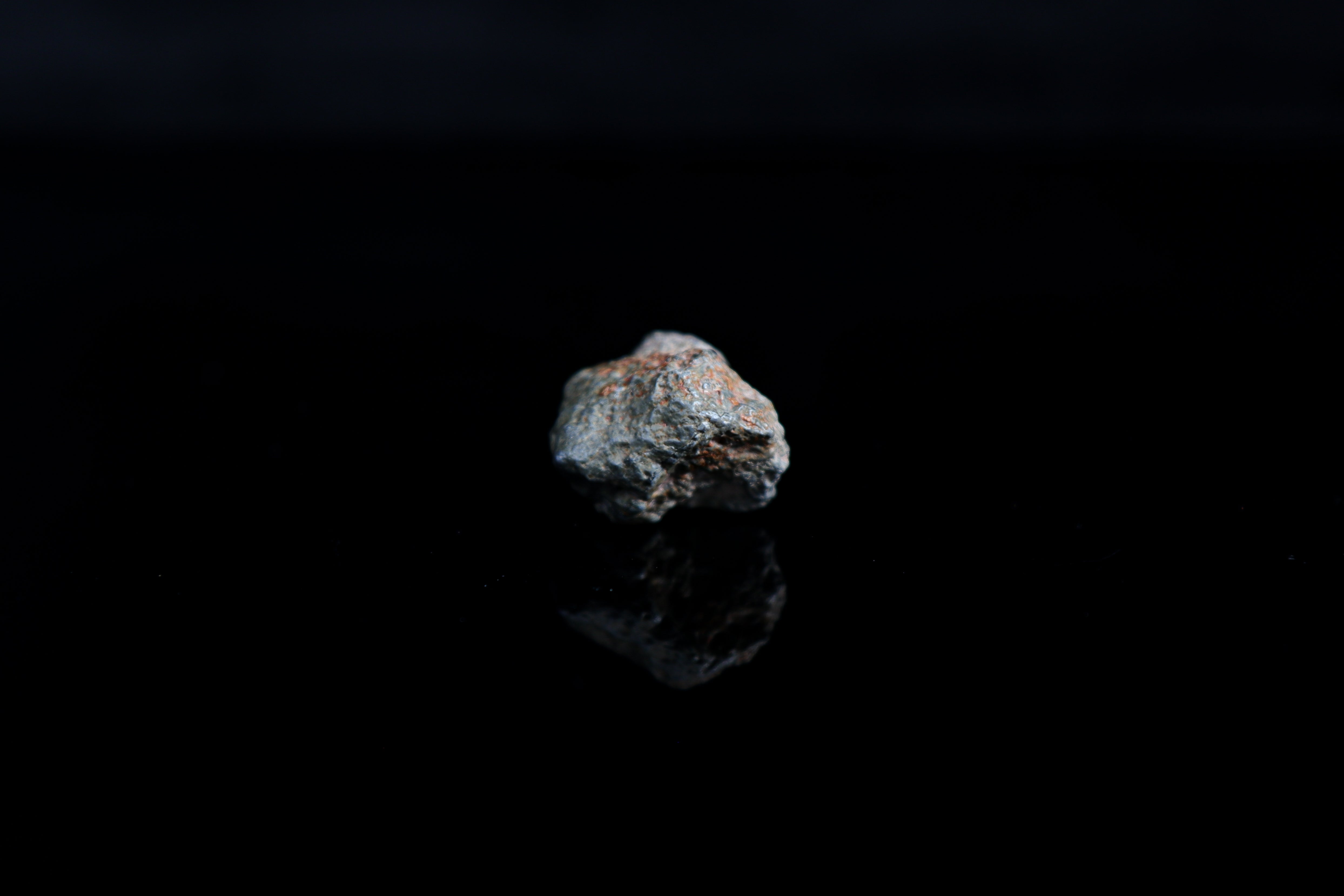 Gadamis 003 Lunar Meteorite, Spherical Stone with Fusion Crusted