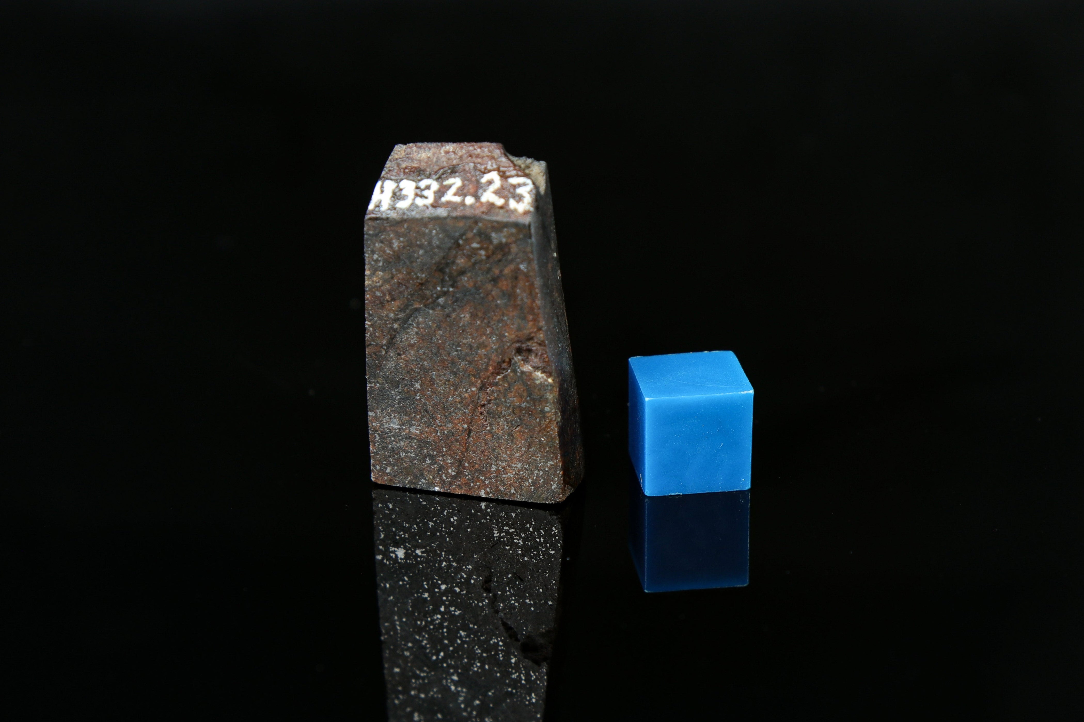 Seminole, Texas Polished Chondrite Slice with Huss AML Provenance - 13.06 grams