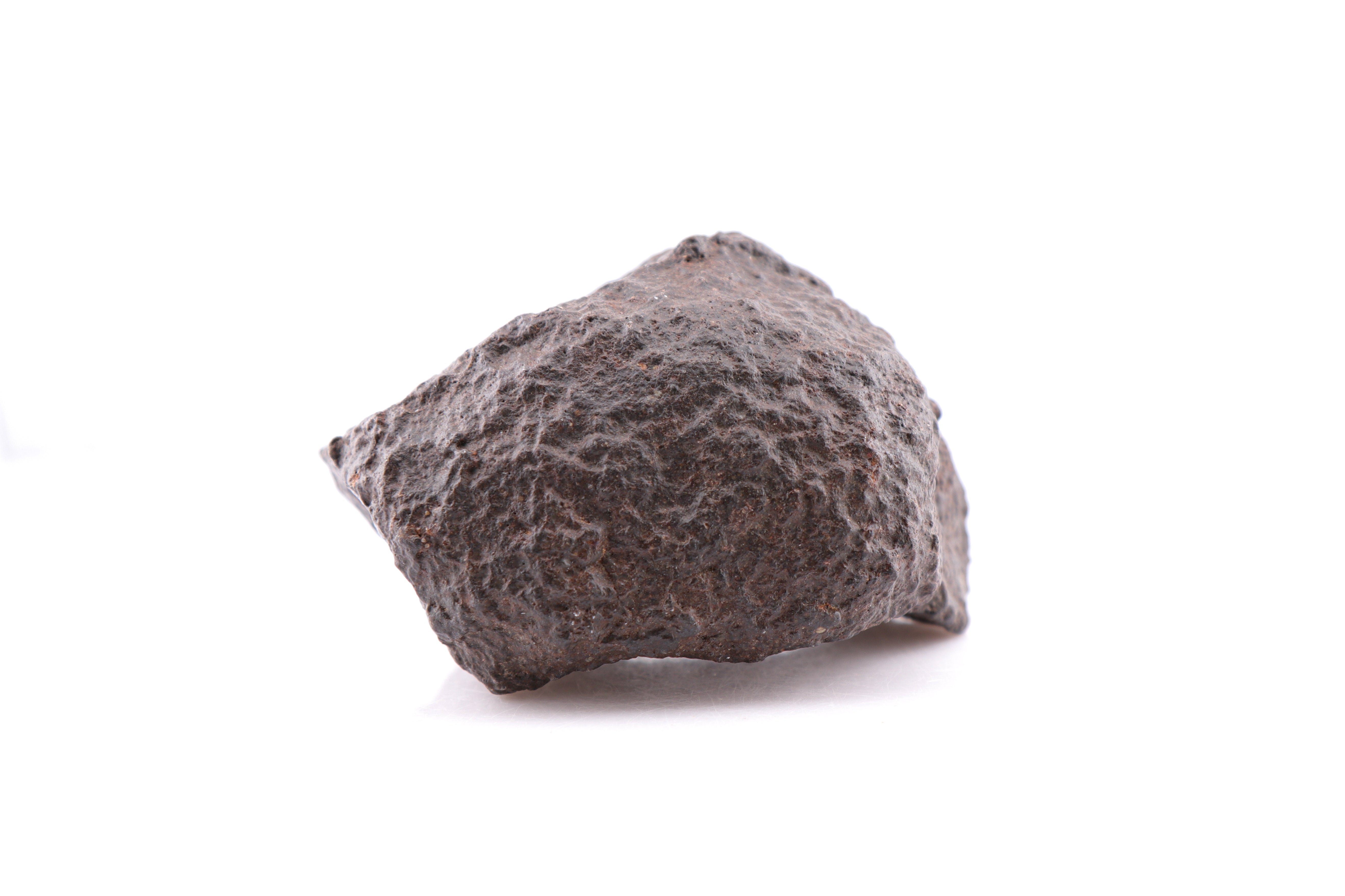 Fist-Sized Chondrite Meteorite with Ablation Bowl and Rough Texture - 916 grams