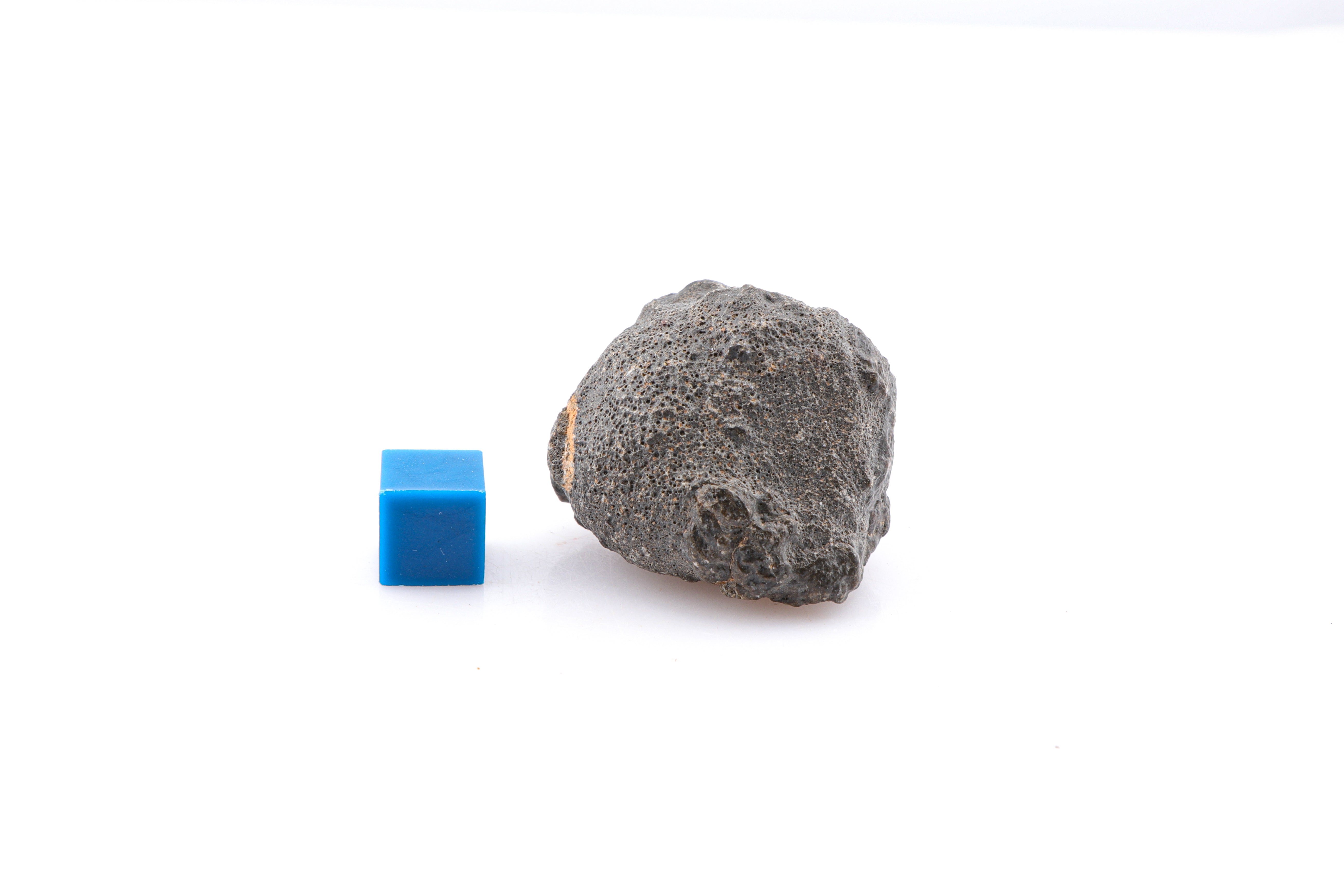 Asteroid Vesta Eucrite Meteorite Classified as Jikharra 001, Rounded with Rare Bubbly Texture - 37.6g