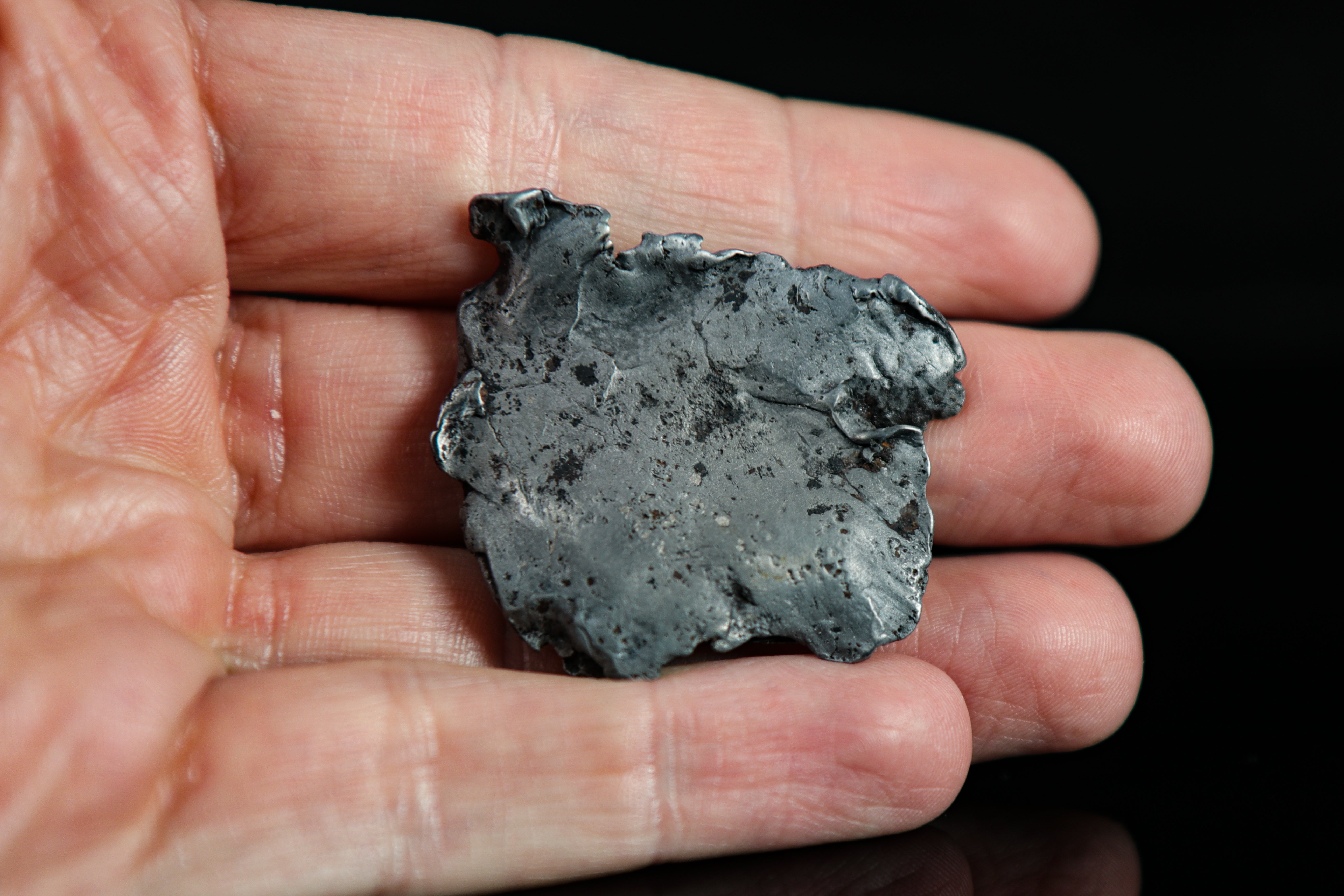 Sikhote-Alin Iron Meteorite, Shield Shaped Shrapnel - 38.16 grams