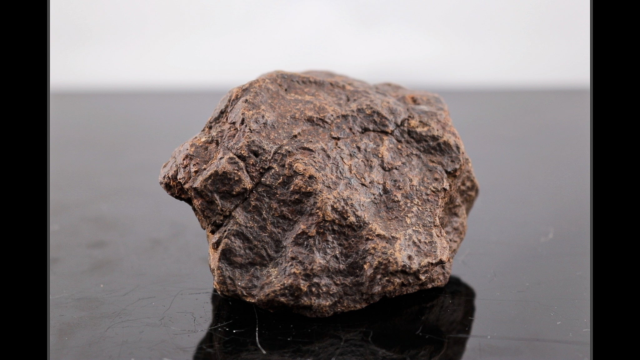 Rough Textured Meteorite with Rounded and Flat Faces - 323 grams