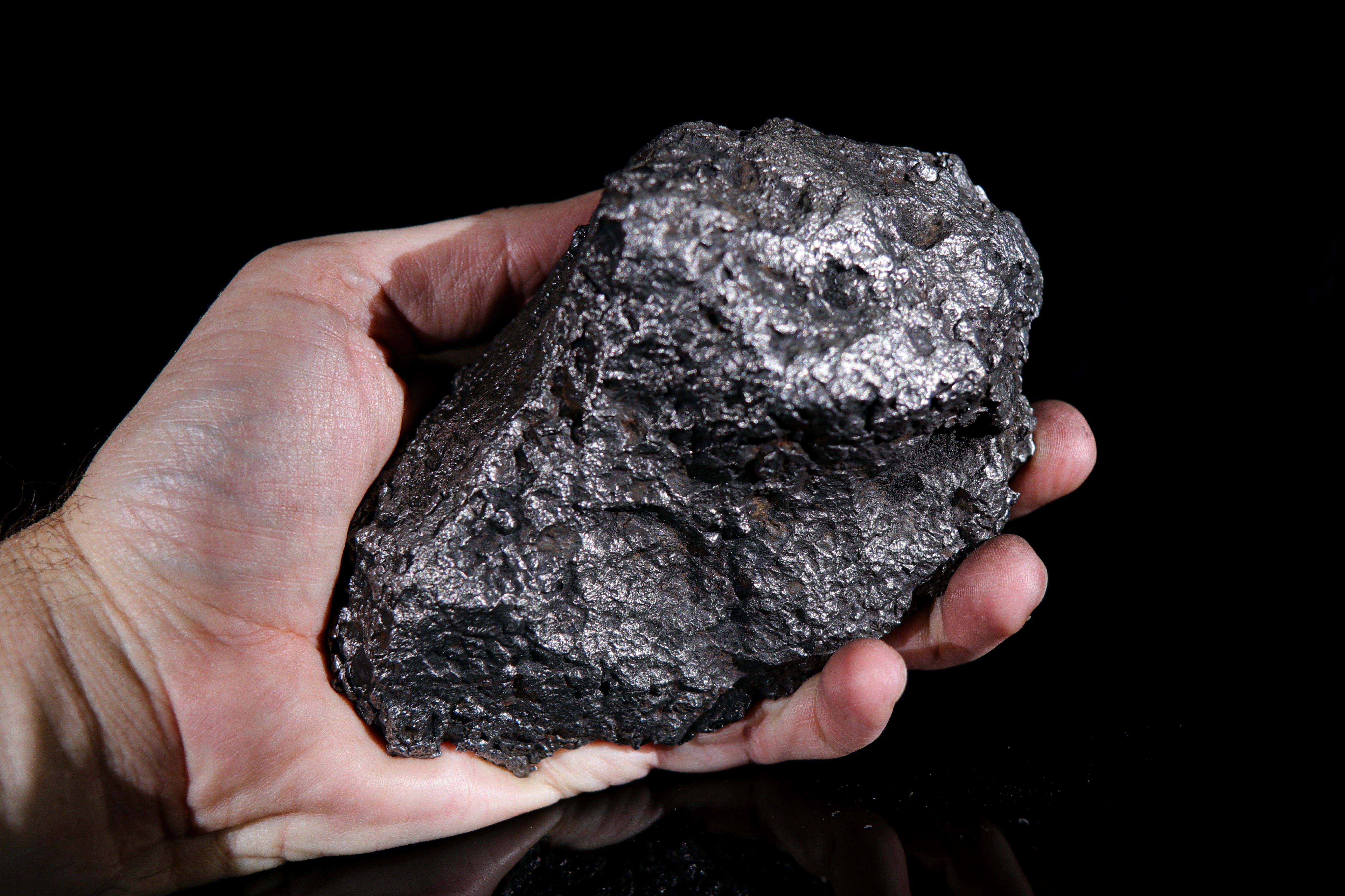 Campo del Cielo Iron Meteorite, Large Heart Shape with Regmaglypts - 2.28 Kg