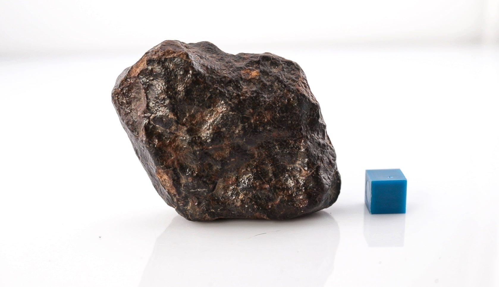 Wedge Shaped Chondritic Meteorite with Subtle Regmaglypts and Contraction Cracks - 143 grams